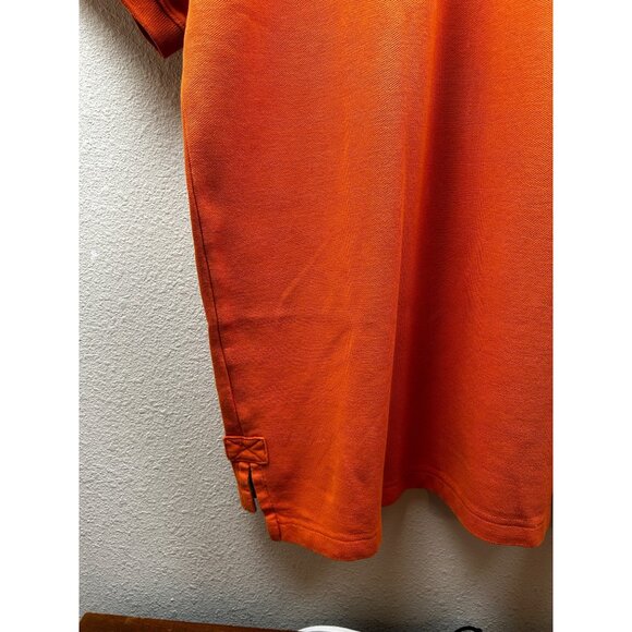 Duluth Trading Co Polo Shirt Mens 2XL Orange 100% Cotton Workwear Casual Classic - Picture 5 of 6